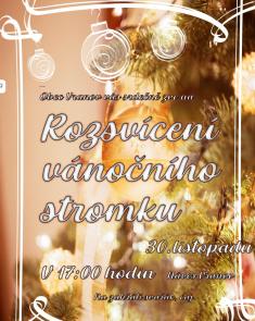 Rozsvícení vánočního stromku Vranov