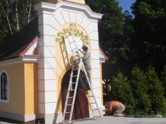 Oprava kaple ve Svinné 2012 - 2014