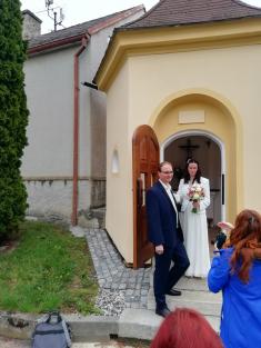 První svatba ve Vranově v kapličce