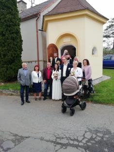 První svatba ve Vranově v kapličce